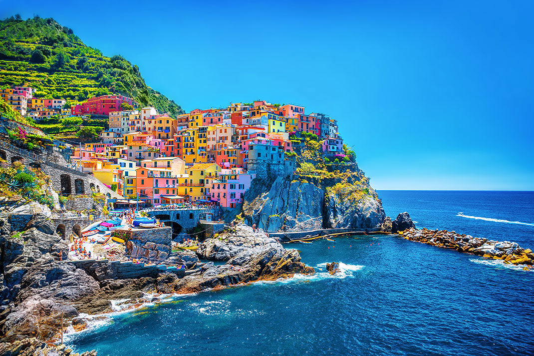 Un village des Cinque Terre sur Shutterstock