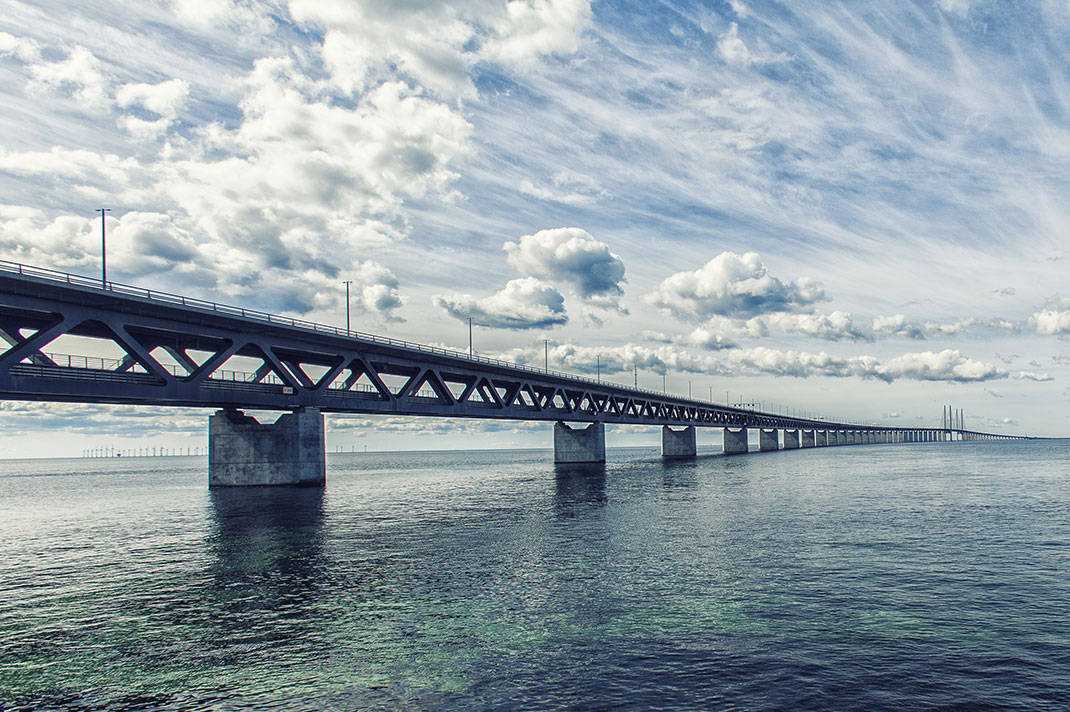 Frontière entre le Danemark et la Suède via Shutterstock