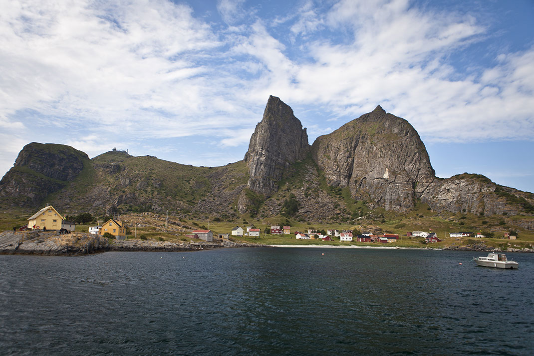 L'île de Træna en Norvège via Shutterstock