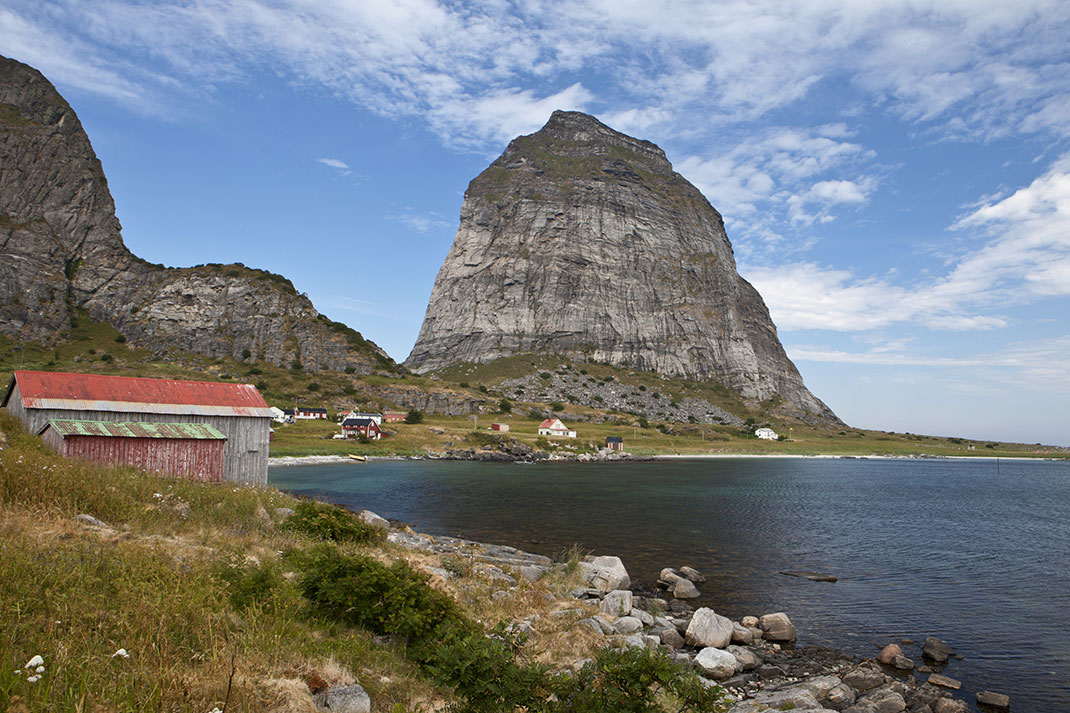 L'île de Træna en Norvège via Shutterstock