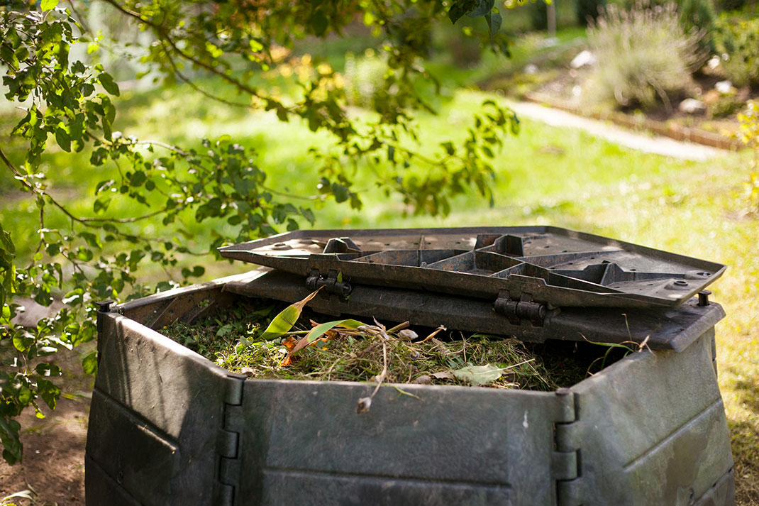 Une boîte à compost via Shutterstock