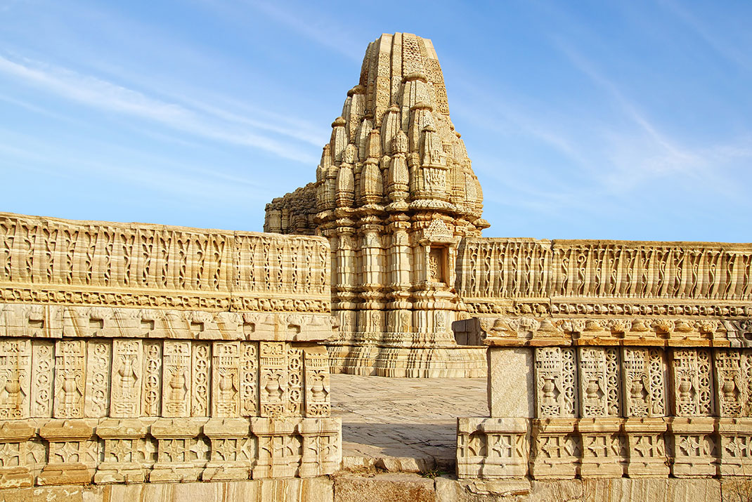 Le fort de Chittorgarh en Inde via Shutterstock