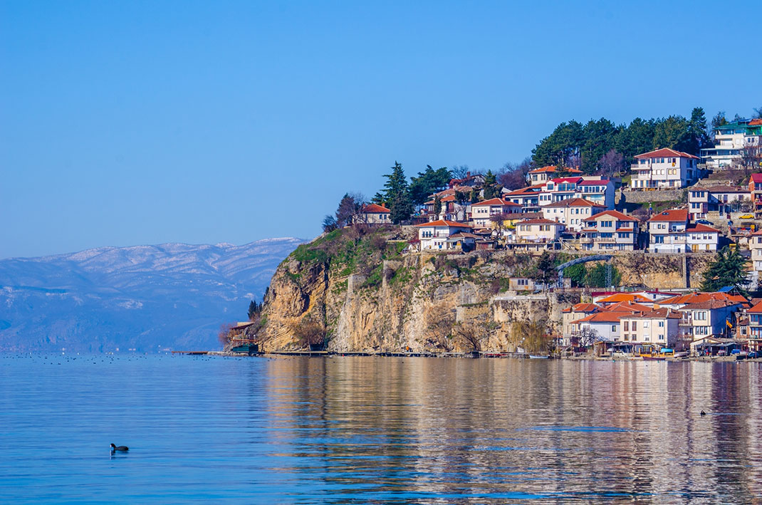 La ville d'Ohrid en Macédoine via Shutterstock