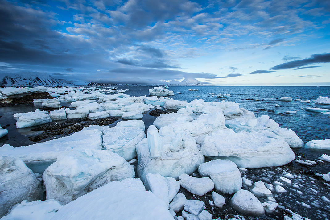 La fonte des glaces via Shutterstock