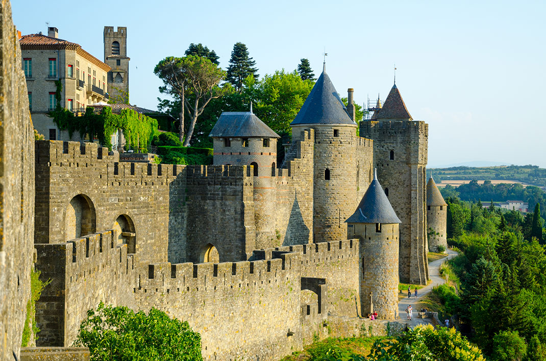La cité de Carcassonne via Shutterstock