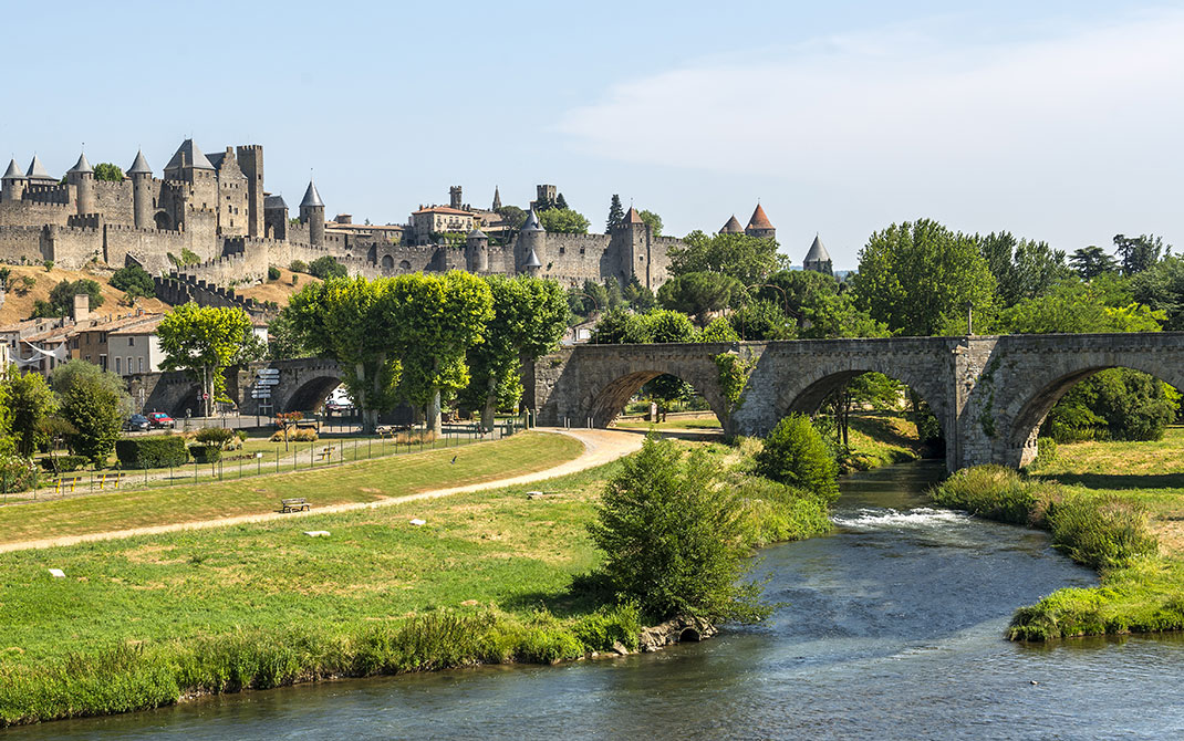 La cité de Carcassonne via Shutterstock