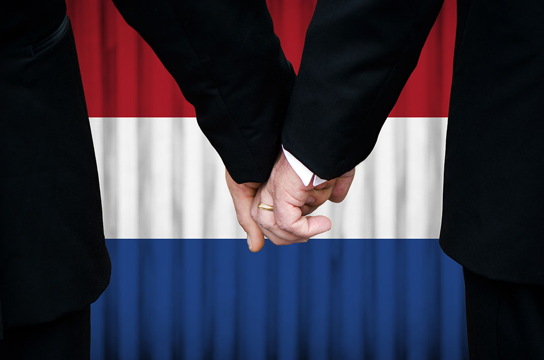 Les Pays-Bas, premier pays à légaliser le mariage gay via Shutterstock