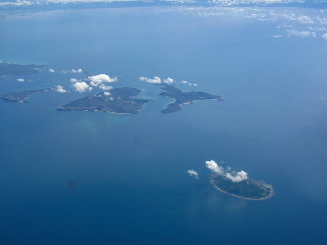 Des îles dans le Détroit de Torres
