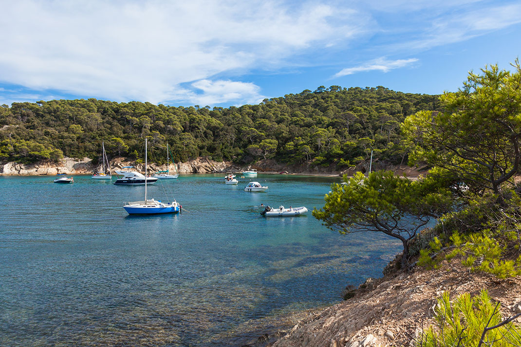 L'île de Porquerolles via Shutterstock