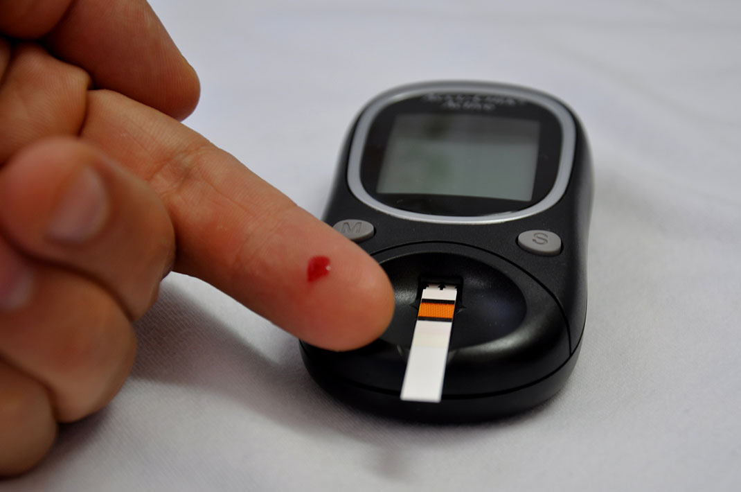 Un test de contrôle de diabète traditionnel