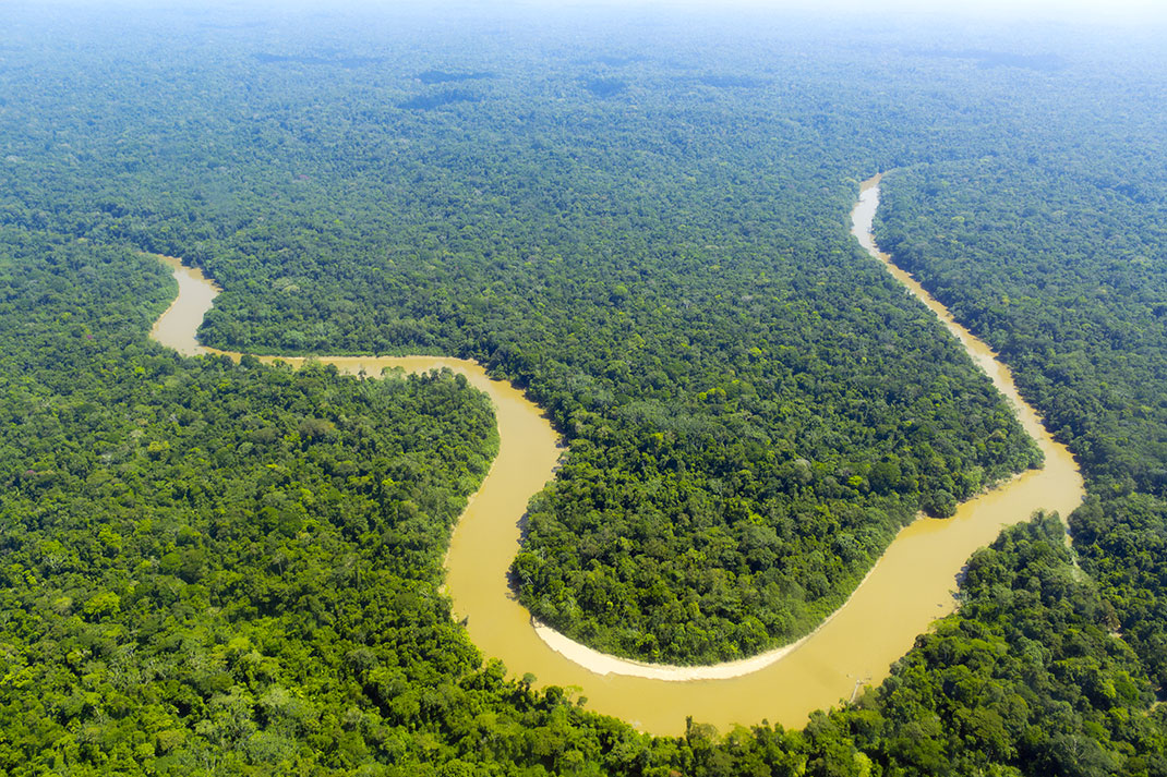 Le fleuve Amazone via Shutterstock