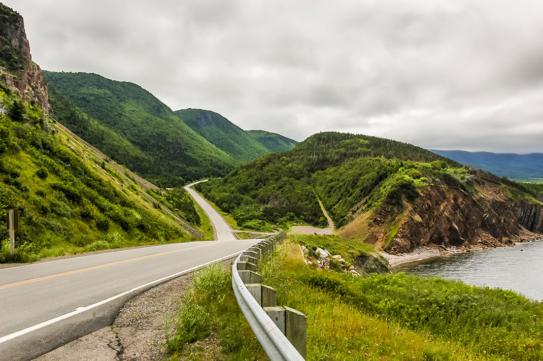 L’île du Cap-Breton au Canada via Shutterstock