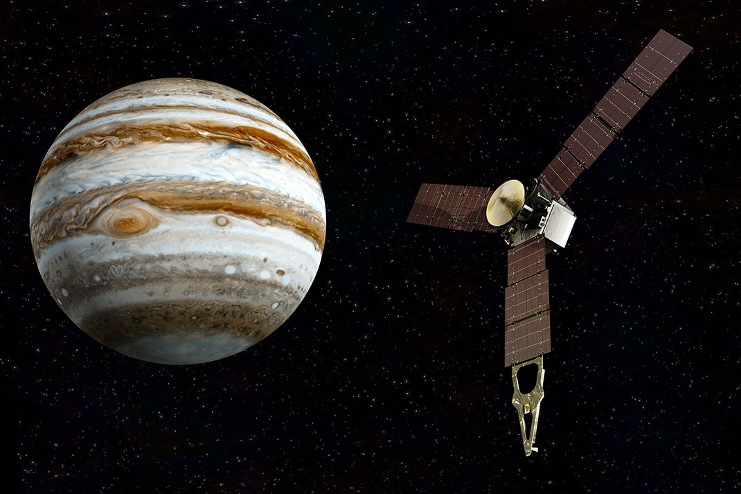 Jupiter et Juno via Shutterstock