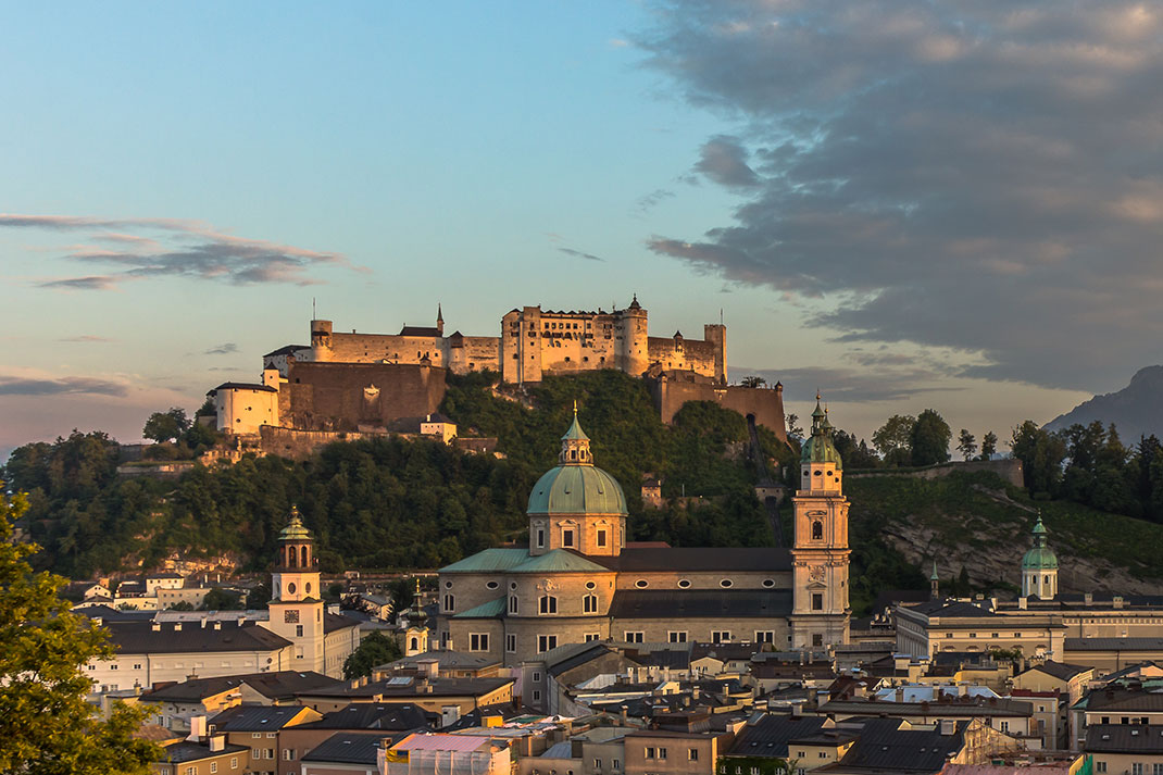 La ville de Salzbourg via Shutterstock
