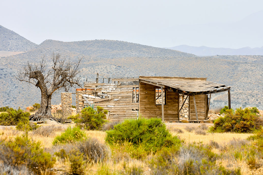 Le désert de Tabernas via Shutterstock