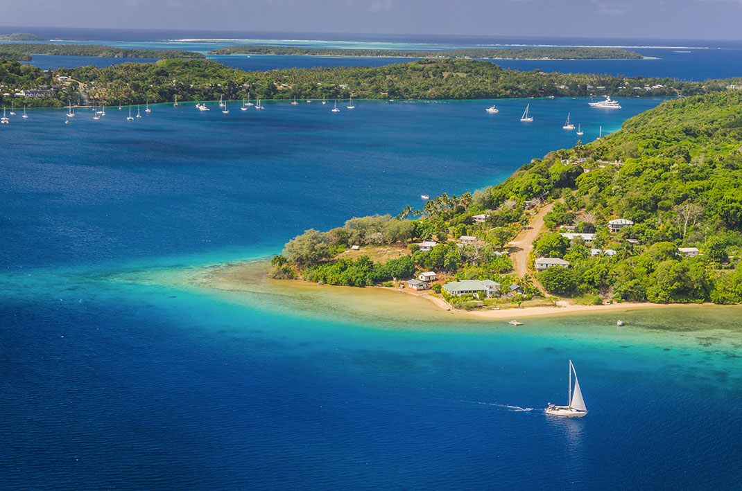Les îles Tonga, membres du Pacific Island Development Forum, via Shutterstock