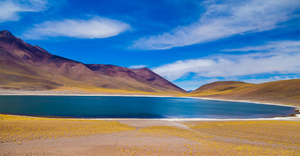Le lagon Altiplanic au Chili via Shutterstock