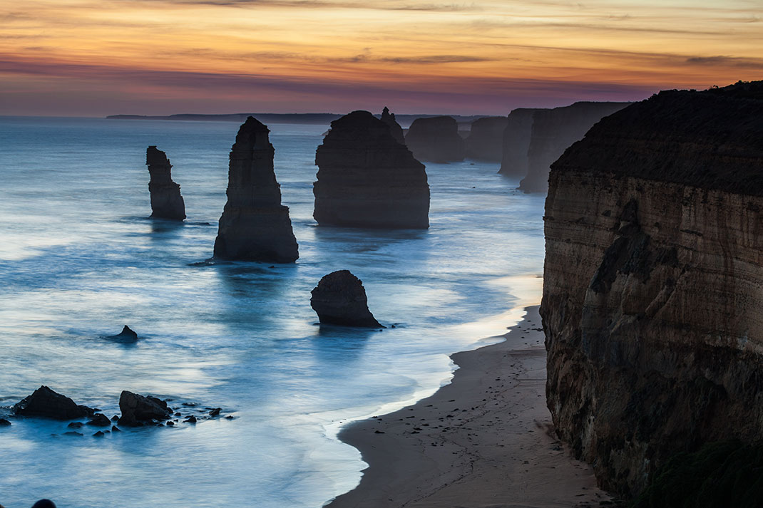 Les 12 apôtres en Australie via Shutterstock