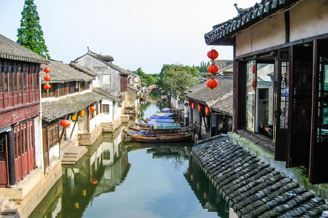 Suzhou en Chine via Shutterstock