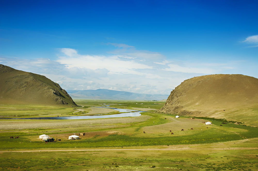 Les steppes de Mongolie via Shutterstock