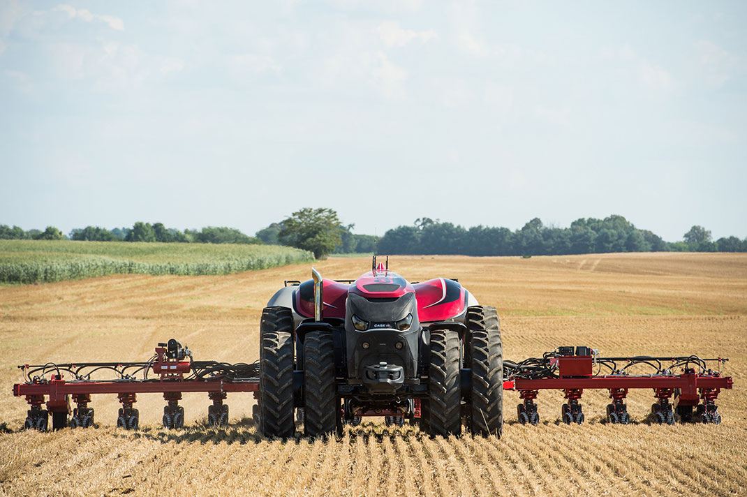 L'agriculteur pourra se contenter de contrôler le tracteur robot à distance