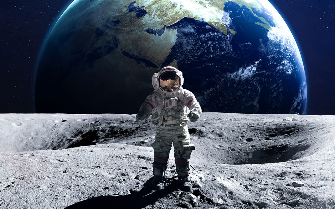La lune n'a été visitée que six fois par l'homme via Shutterstock