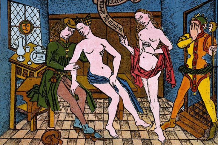 Tortures du Moyen Âge  Bordell_-_meister_mit_den_bandrollen