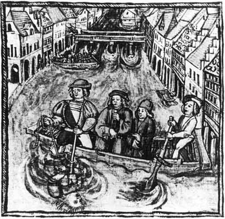 Tortures du Moyen Âge  Water-ordeal