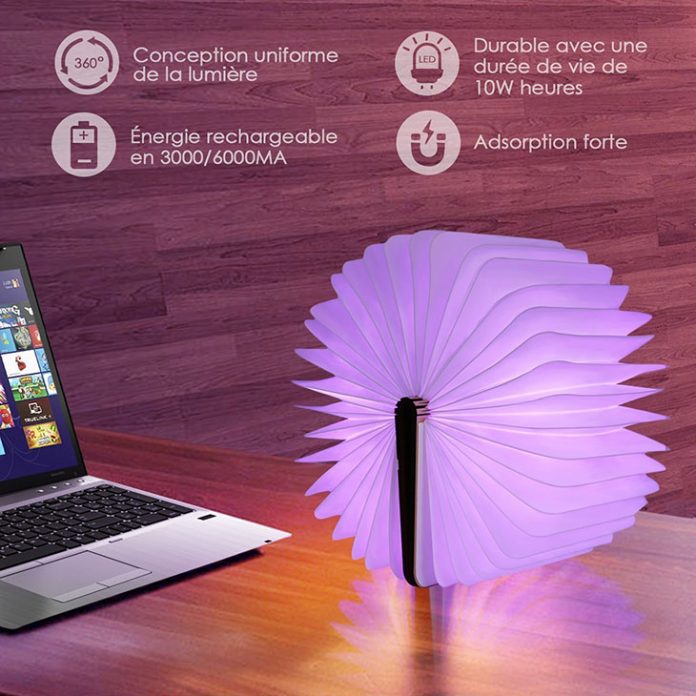Cette lampe originale est idéale pour tous les amoureux de lecture