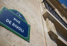 Rue Rivoli à Paris
