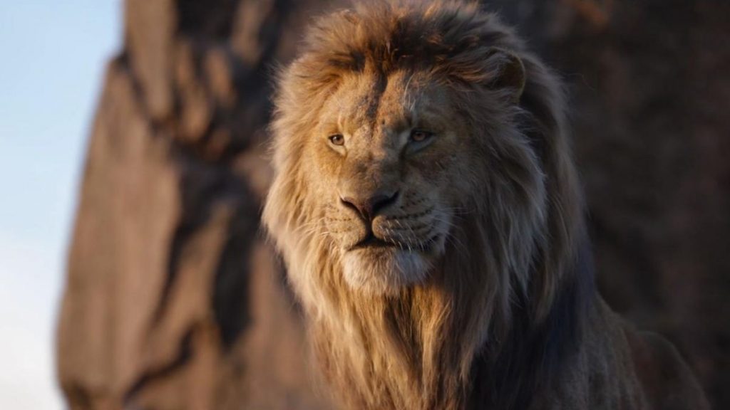 une roi lion