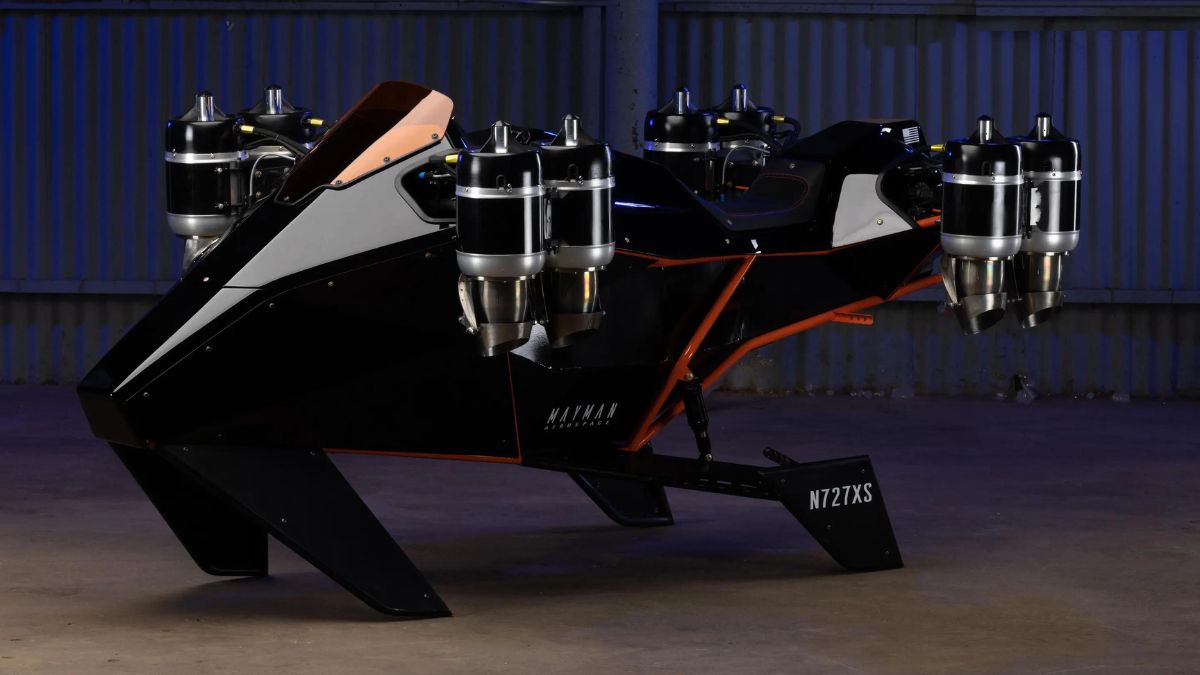 Mayman Aerospace svela il suo nuovo prototipo di motocicletta volante