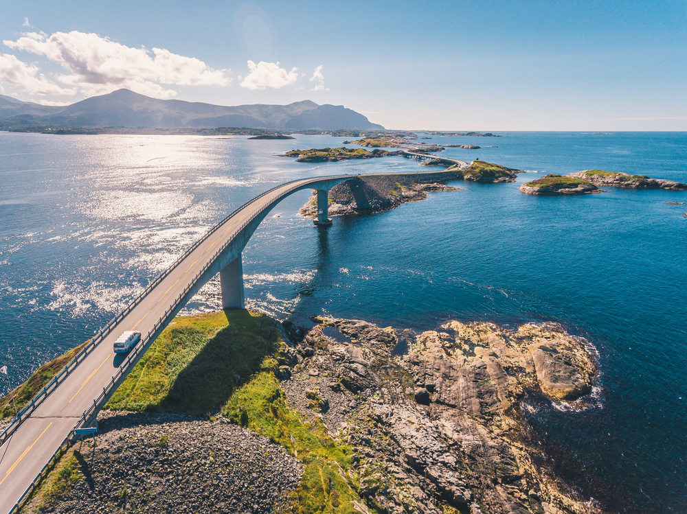 route dangereuse Norvège