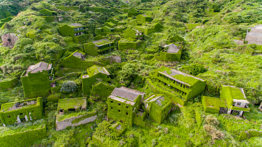 Village abandonné en Chine