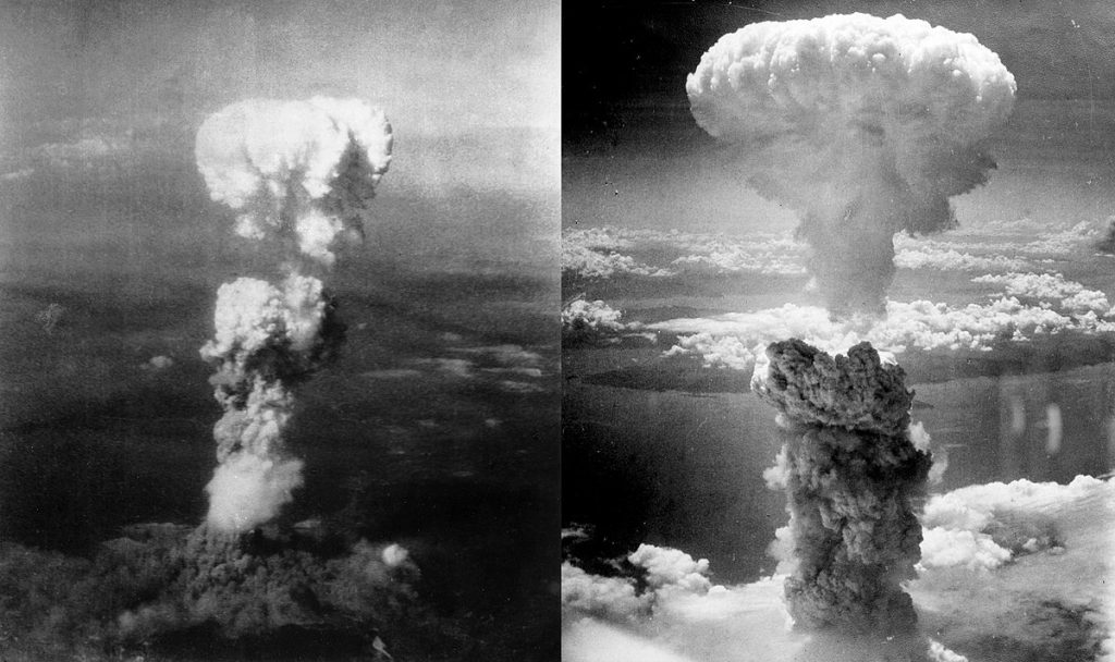Nagasaki Hiroshima bombardement