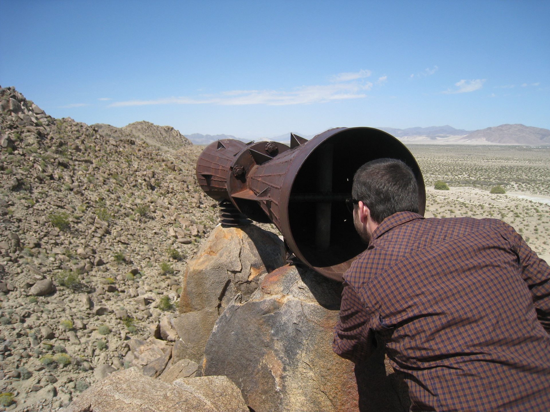 mojave desert megaphone experiment 1932