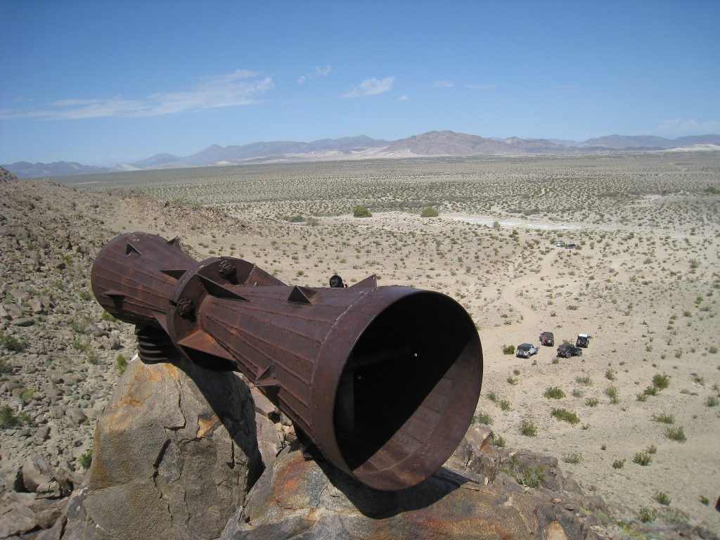 mégaphone massif de Mojave