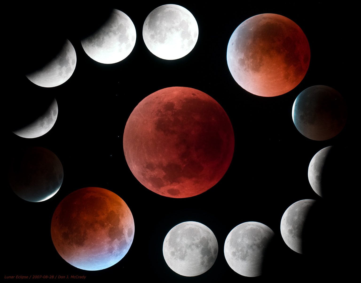 Pourquoi la lune devientelle rouge pendant une éclipse lunaire totale
