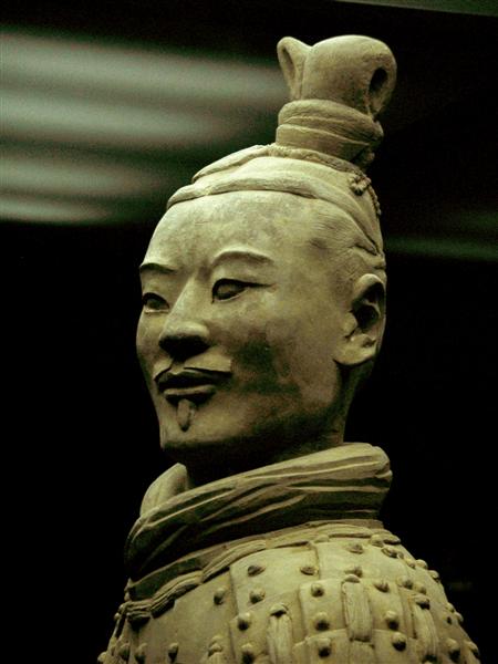 armée de terre cuite de l'empereur chinois Qin Shihuang