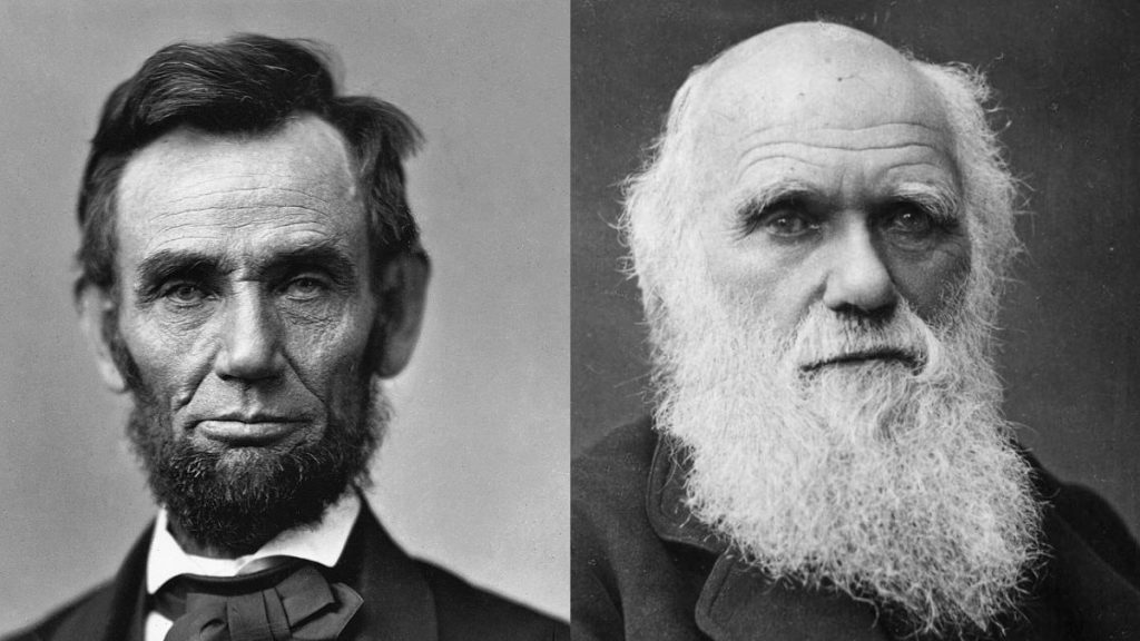 Abraham Lincoln et Charles Darwin
