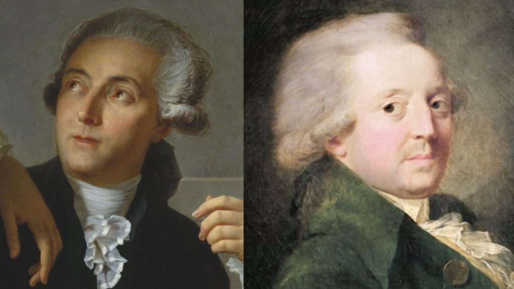 Antoine Lavoisier et Nicolas de Condorcet