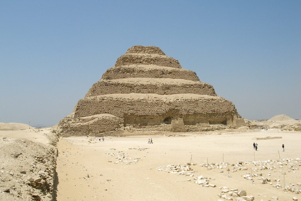 pyramide à degrés