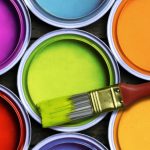 peintures colorées