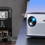 machine cafe projecteur