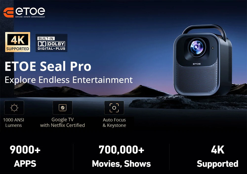 vidéoprojecteur ETOE Seal Pro