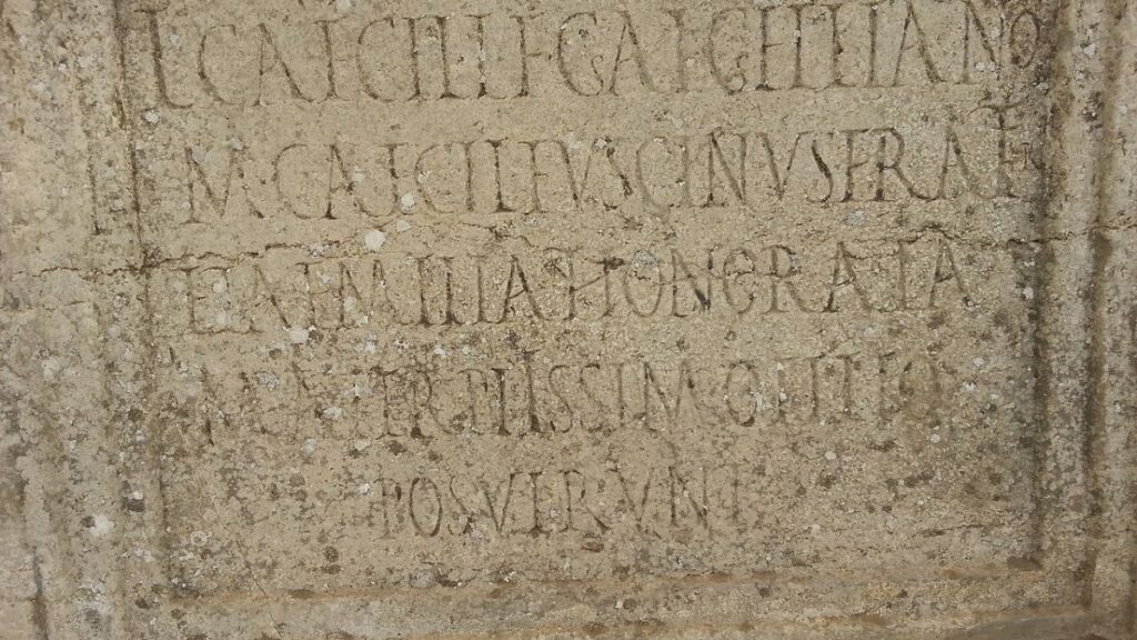 Inscription Latin