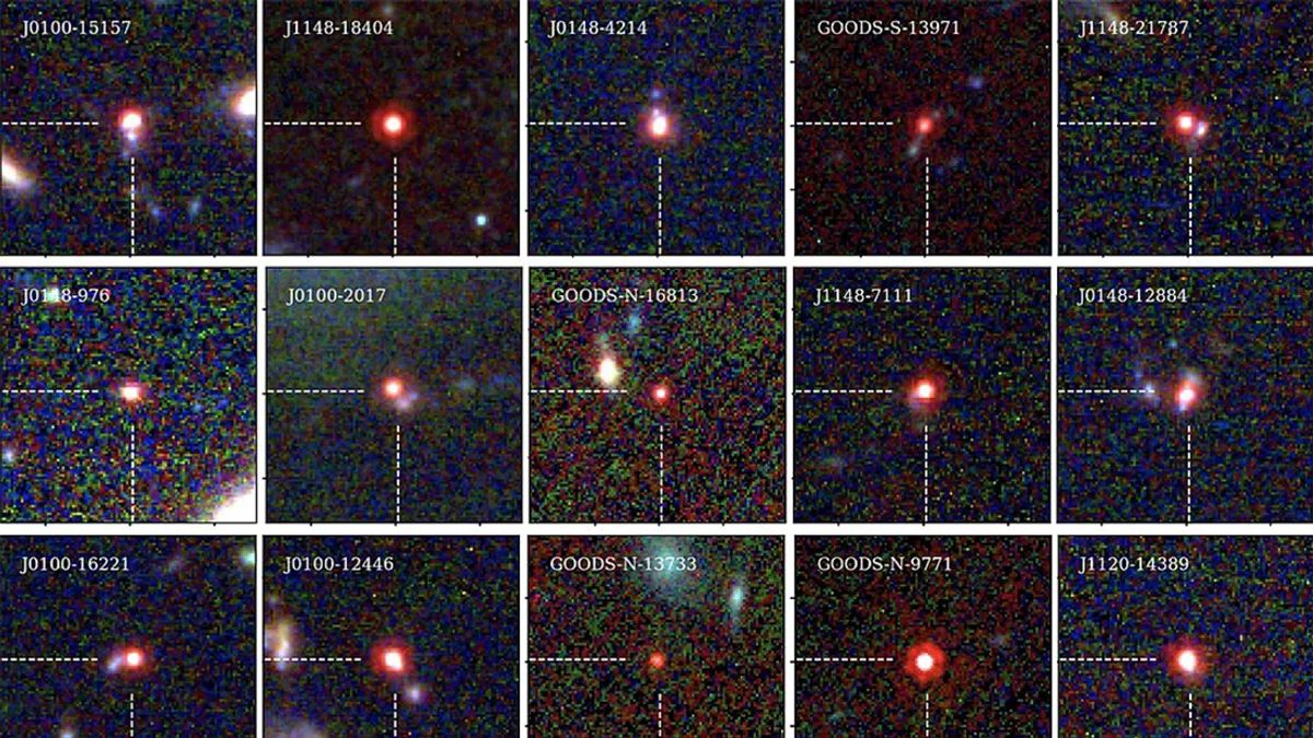 Les astronomes élucident le mystère des galaxies à « petits points rouges »