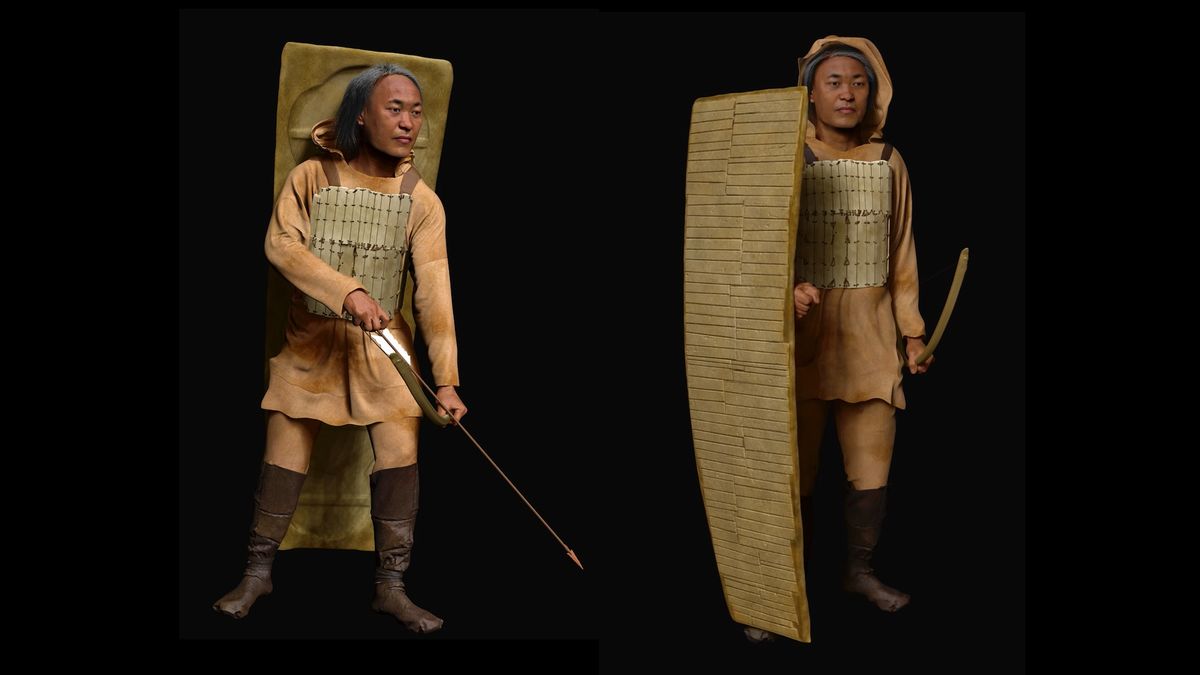 Grâce à cette reconstitution, découvrez le visage d’un guerrier vieux de 4 000 ans et ses armes