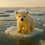 Danger des la fontes des glaces