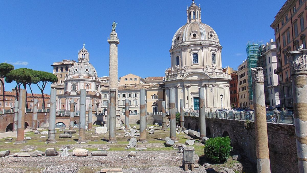 Le Forum de Trajan à Rome